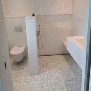 Bianco Rhino Location: Purchase, NY Project: Bathroom