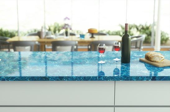 Cambria® Quartz Skye™ from their Waterstone Collection™