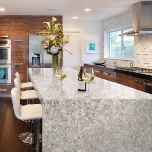 Waterfall countertops